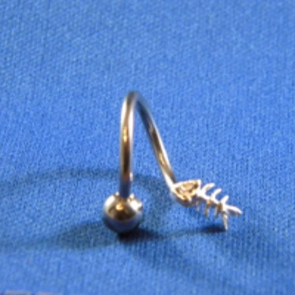 NEW Stainless Steel Helix Eyebrow Barbell Ring Body Jewelry 14g Select Your Gem - Picture 1 of 10